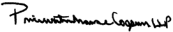 (PRICEWATERHOUSECOOPERS SIGNATURE)
