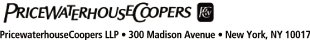 (PRICEWATERHOUSECOOPERS LLP LOGO)
